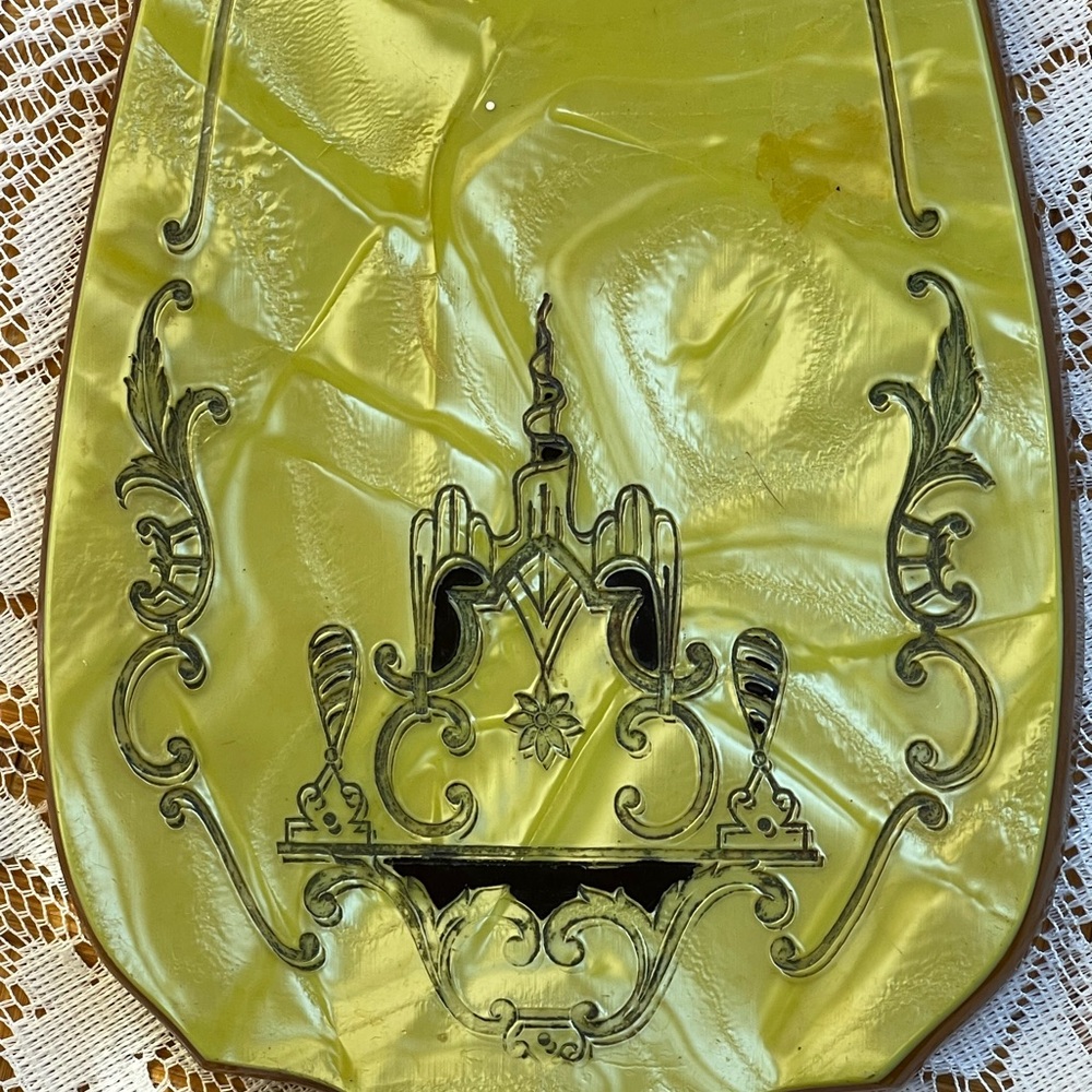 Very old hand mirror picture frame 1920s no glass - Picture 11 of 11